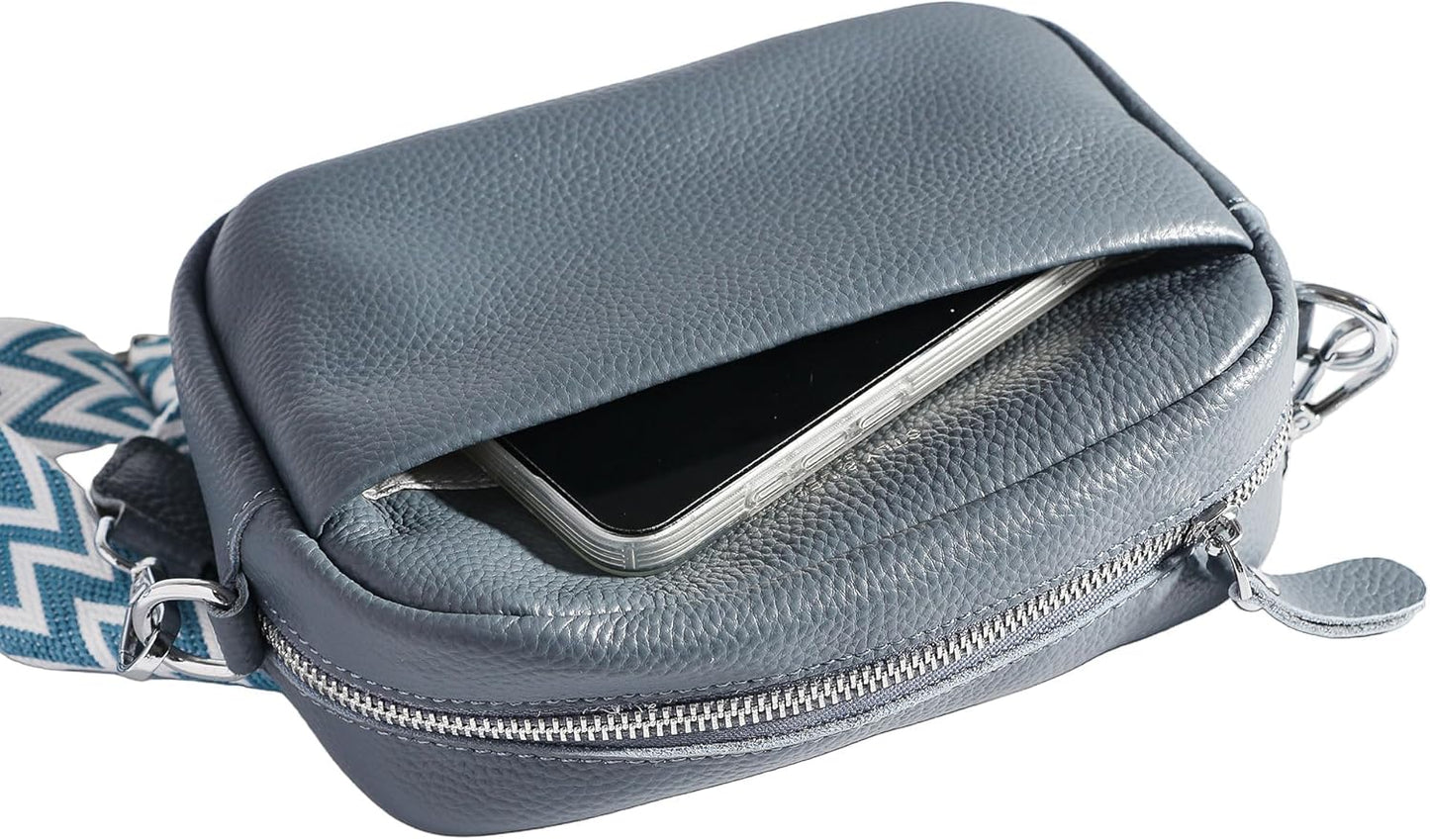 Eiyye Small Crossbody Bag for Women Shoulder Purse Leather Handbag for Casual, Travel & Everyday Use