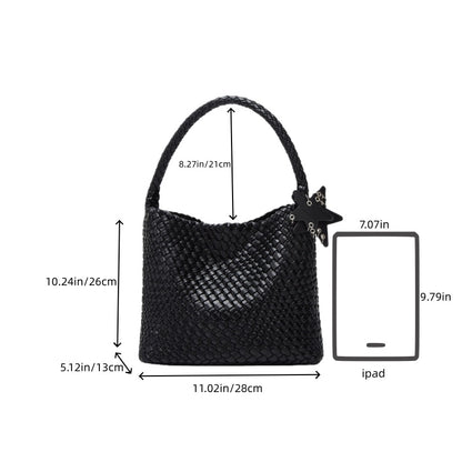 Eiyye Woven Tote Bag with Detachable Inner Pouch