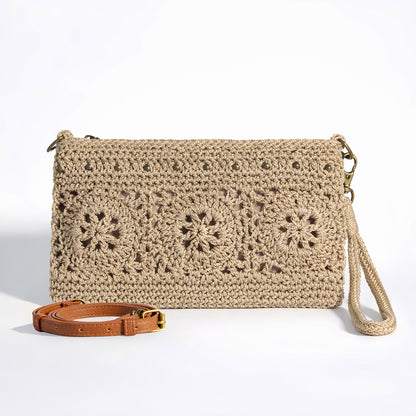 Eiyye Wristlet Wallet Clutch Purse for Women Handmade Crossbody Shoulder Bag Multi-Functional Small Wristlet Purse Phone Bag