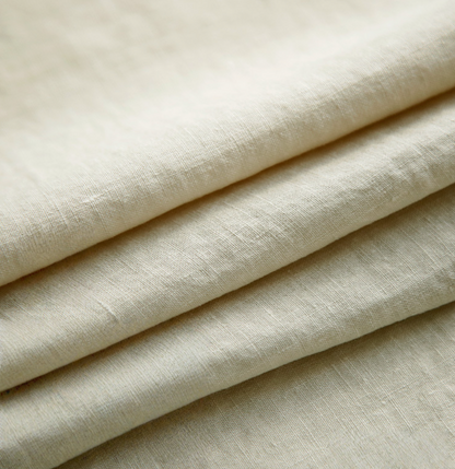 Eiyye Pure Hemp Washed Fabric – 160g Natural Hemp Cloth for Shirts, Hanfu & Apparel 138 cm
