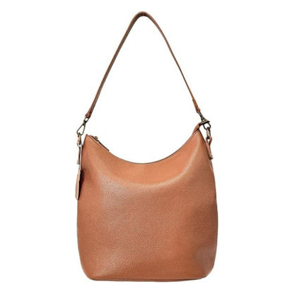 Eiyye Genuine Leather Crossbody Tote Bag for Women Soft Real Leather Shoulder Purse with Adjustable Strap Medium Hobo Bucket Bag for Daily Commute Shopping & Travel