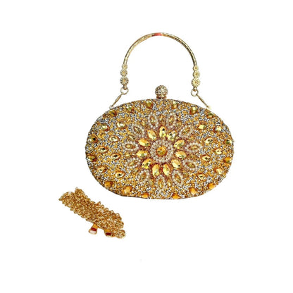Eiyye Rhinestone Evening Bag Clutch Purse Women Handbag Crossbody for Wedding Party