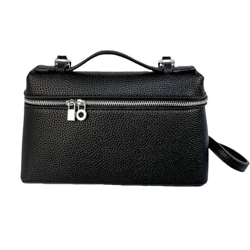 Eiyye Mini Crossbody Bag for Women Leather Box Purse with Top Handle Small Shoulder Bag