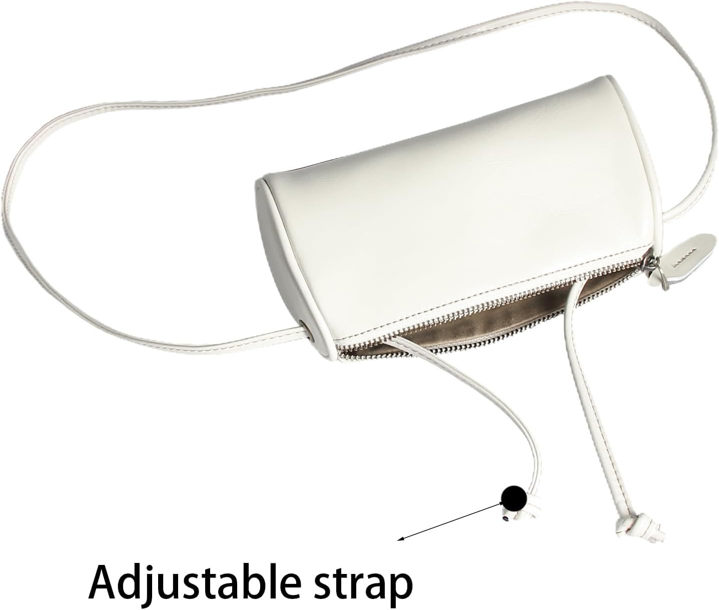 Eiyye Genuine Leather Crossbody Bag for Women Small Barrel Purse Hobo Bags Vintage Top-Grain Shoulder Bag