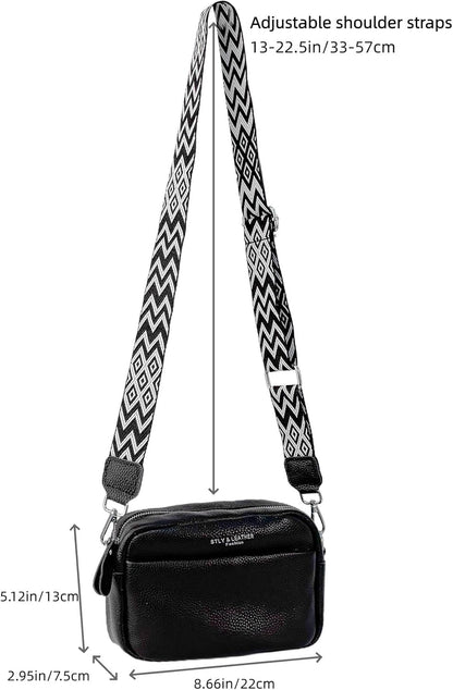 Eiyye Small Crossbody Bag for Women Shoulder Purse Leather Handbag for Casual, Travel & Everyday Use