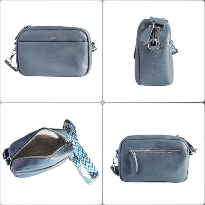 Eiyye Small Crossbody Bag for Women Shoulder Purse Leather Handbag for Casual, Travel & Everyday Use