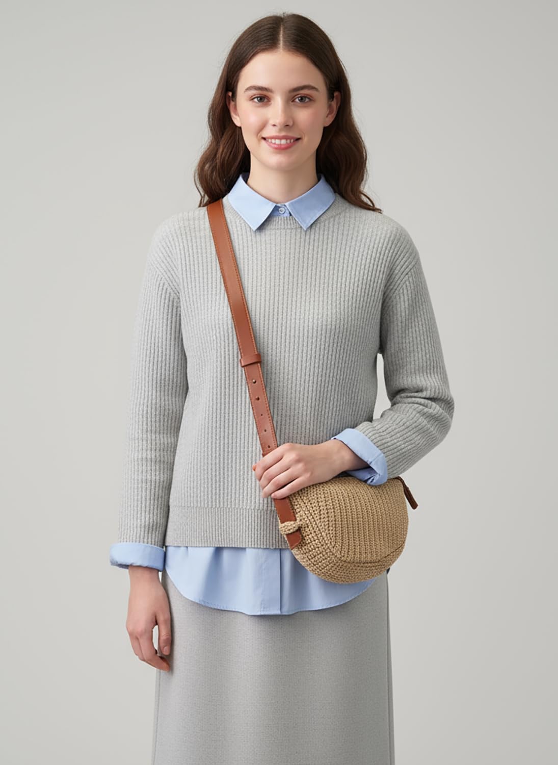 Eiyye Crossbody Bag for Women Hobo Shoulder Purse Boho Woven with Adjustable Strap Casual Summer Travel Beach Bag