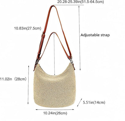 Underarm carry—sleek baguette tucked close to the body