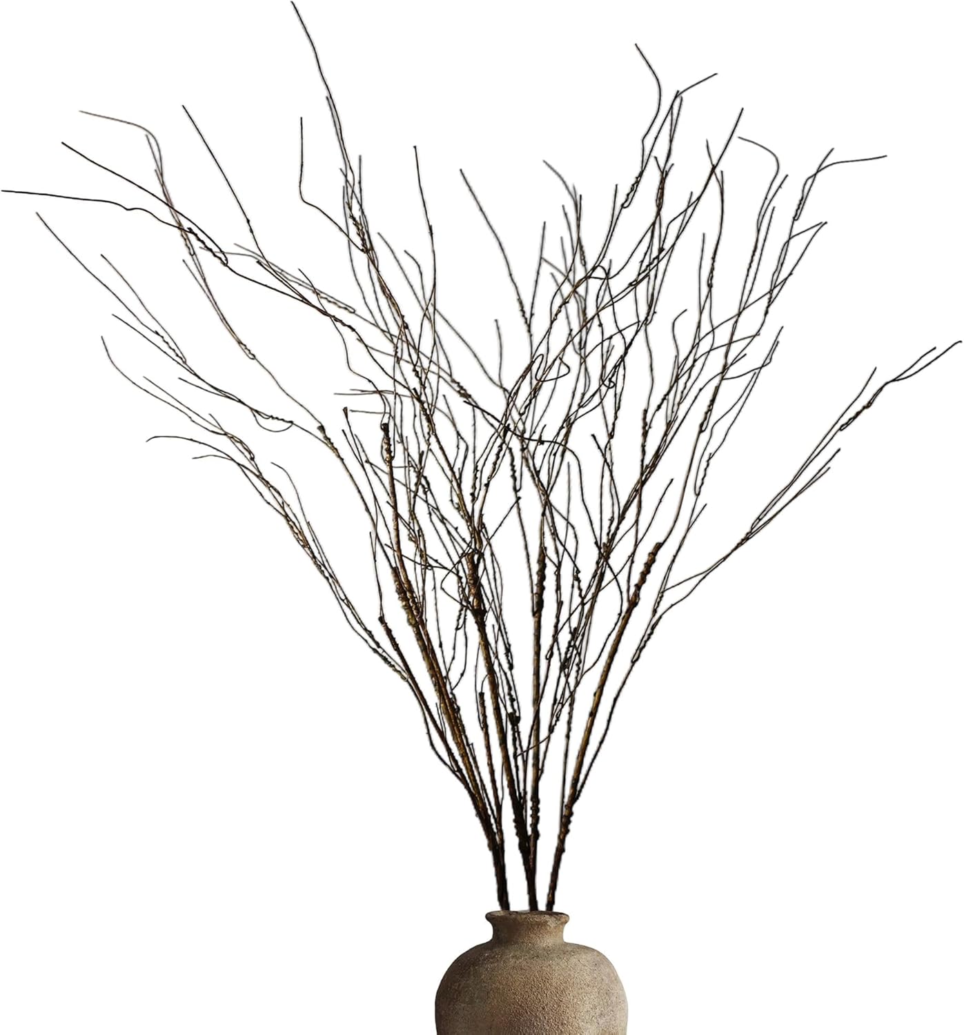 Eiyye Artificial Curly Willow Branches (Set of 5) – 28.74" Bendable Faux Twigs for Vases & Floral Arrangements
