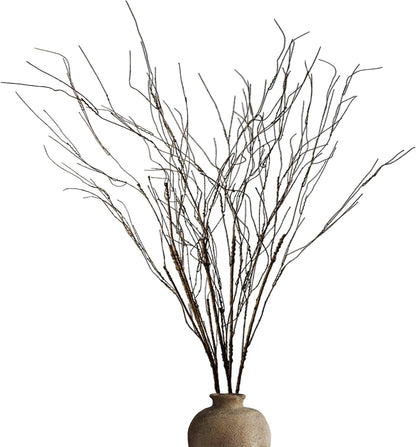 Eiyye Artificial Curly Willow Branches (Set of 5) – 28.74" Bendable Faux Twigs for Vases & Floral Arrangements