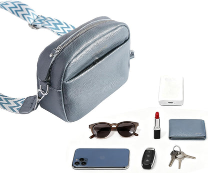 Eiyye Small Crossbody Bag for Women Shoulder Purse Leather Handbag for Casual, Travel & Everyday Use