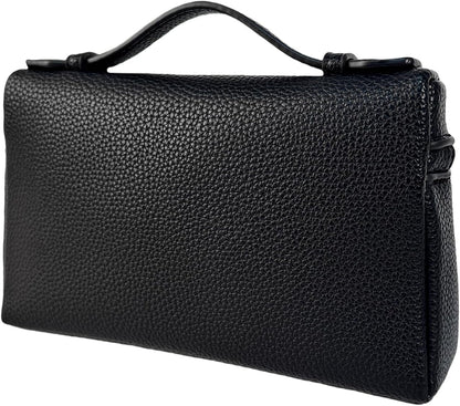 Eiyye Mini Crossbody Bag for Women Leather Box Purse with Top Handle Small Shoulder Bag