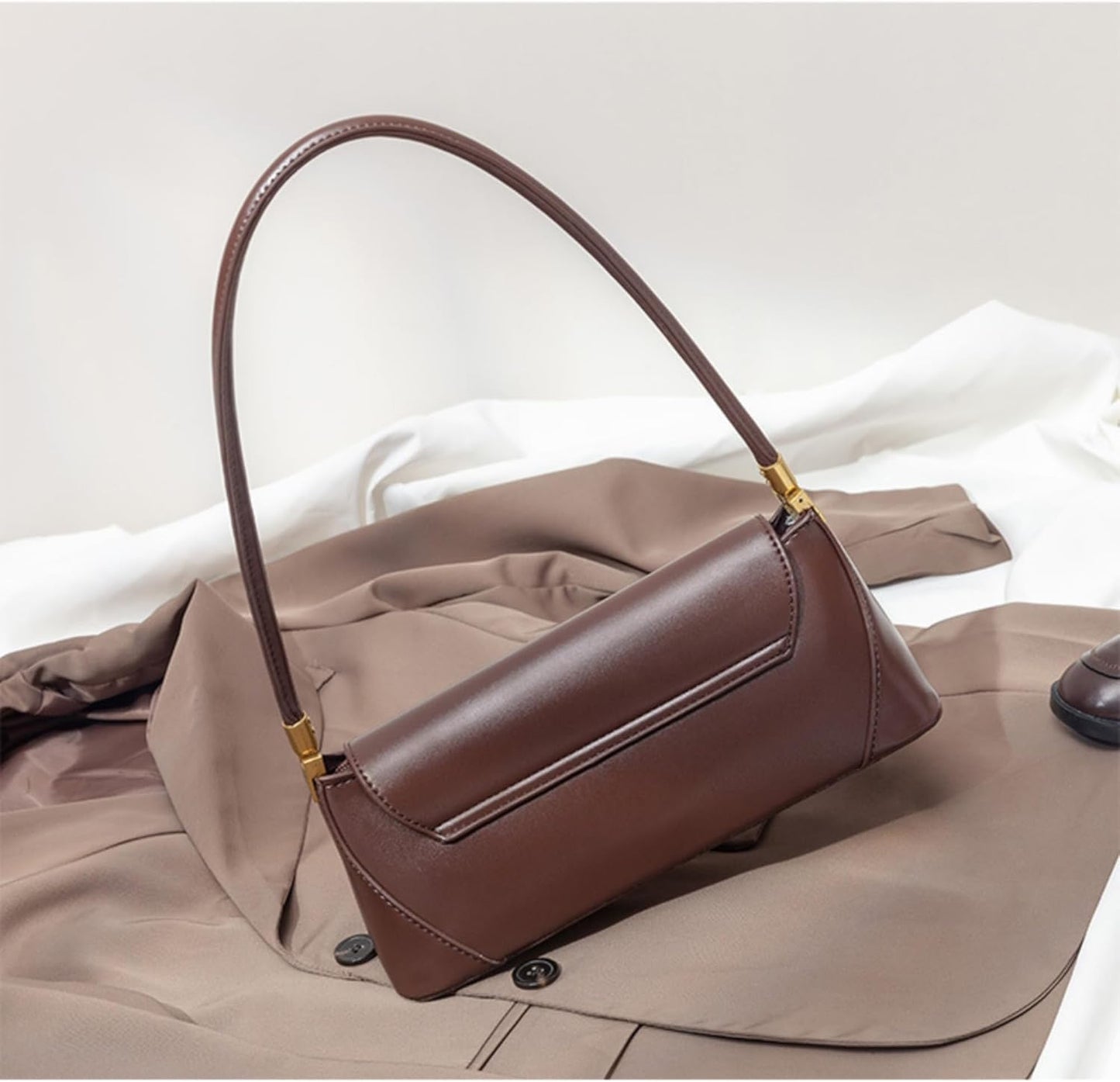 Eiyye Shoulder Bags Black Purse Women’s Small Purses Vintage Leather Handbag Small Hobo Tote Clutch Purse