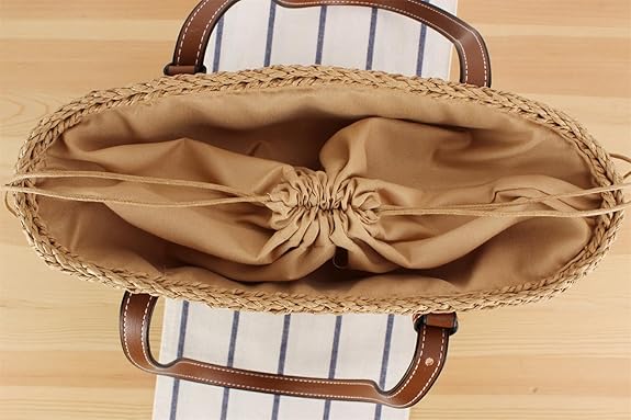 Eiyye Shoulder Bag Straw Hobo Bag Tote Bag Womens Handbag Purse Beach Bag Handwoven Bags Top Handle Purse