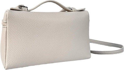 Eiyye Mini Crossbody Bag for Women Leather Box Purse with Top Handle Small Shoulder Bag