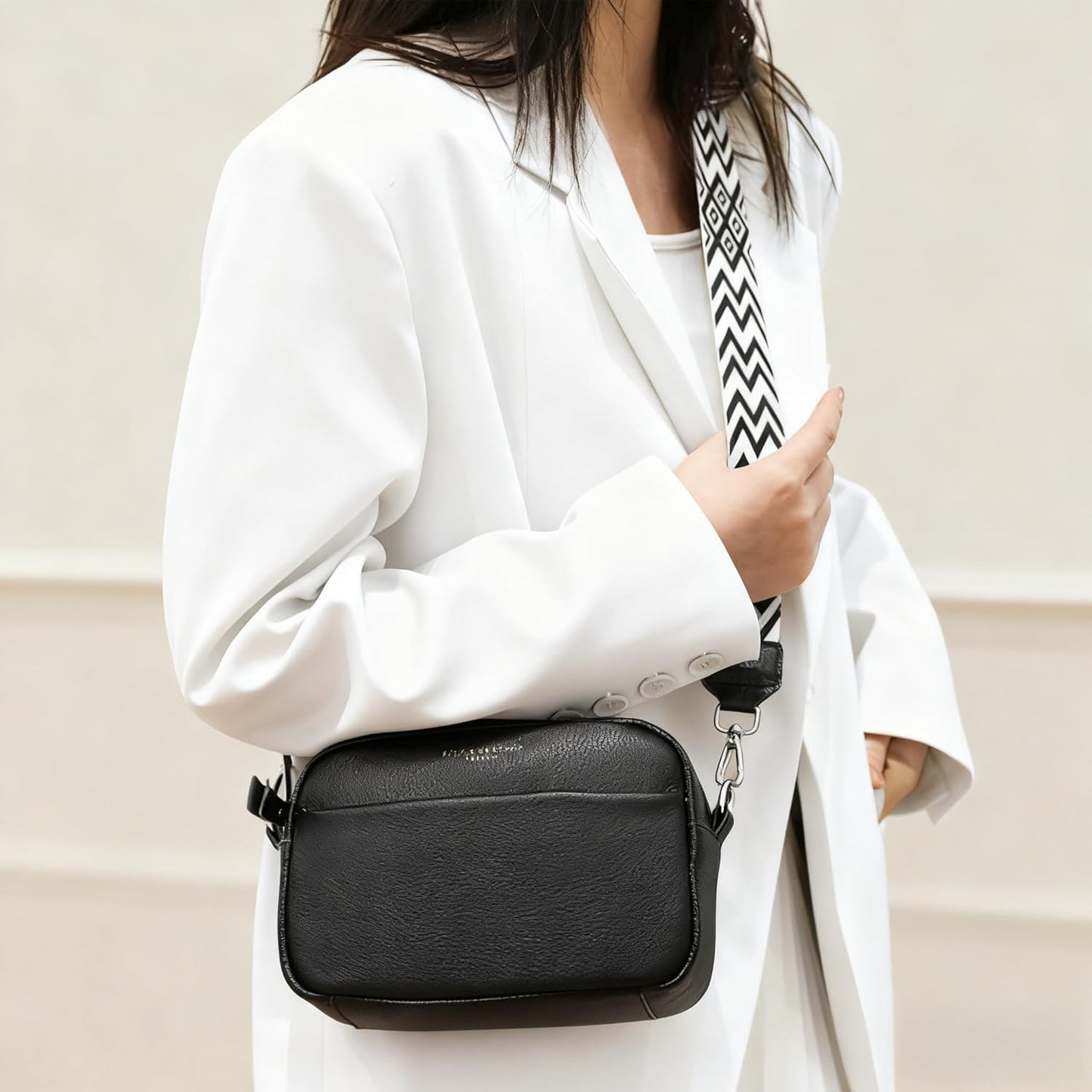 Eiyye Small Crossbody Bag for Women Shoulder Purse Leather Handbag for Casual, Travel & Everyday Use