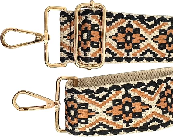 Eiyye Purse Strap Adjustable Wide Replacement Strap for Bags Boho Guitar Strap for Crossbody Bag Tote Handbag