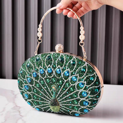 Eiyye Rhinestone Evening Bag Clutch Purse Women Handbag Crossbody for Wedding Party