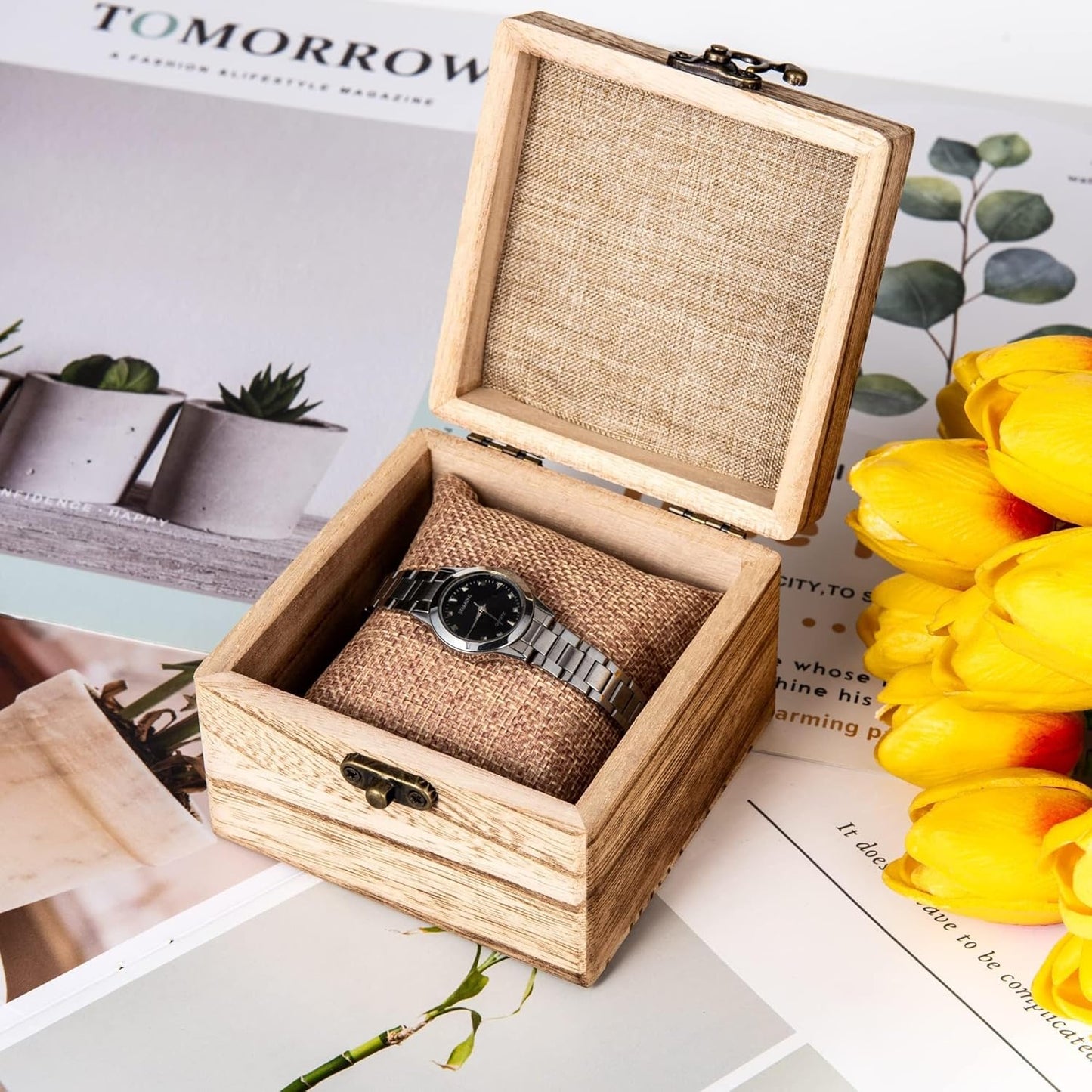 Close-up of natural tung wood grain and rustic finishI