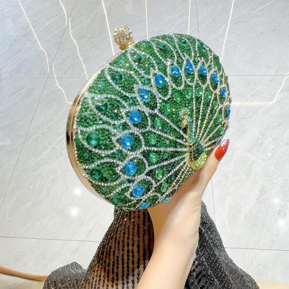 Eiyye Rhinestone Evening Bag Clutch Purse Women Handbag Crossbody for Wedding Party