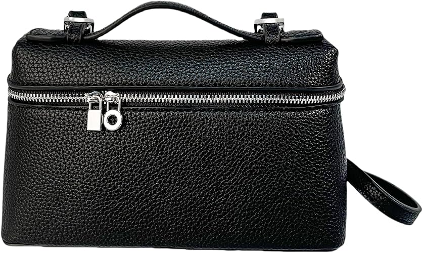 Eiyye Mini Crossbody Bag for Women Leather Box Purse with Top Handle Small Shoulder Bag