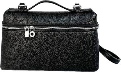 Eiyye Mini Crossbody Bag for Women Leather Box Purse with Top Handle Small Shoulder Bag