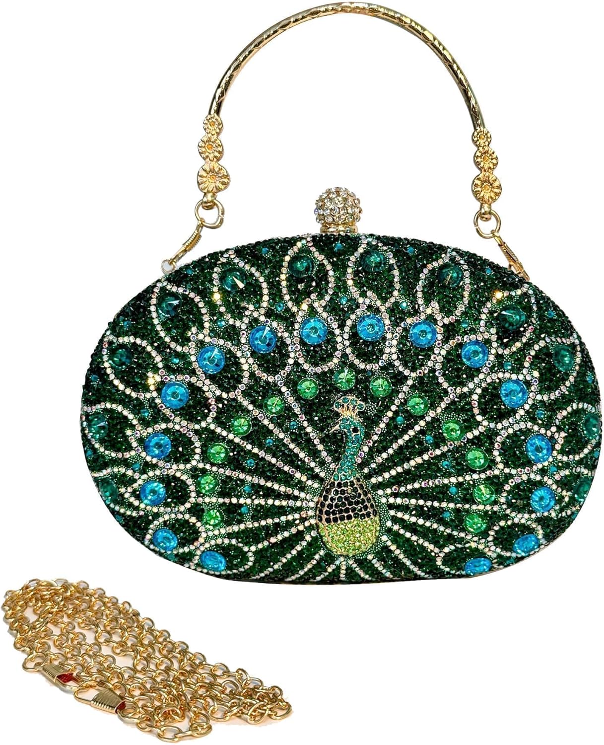 Eiyye Rhinestone Evening Bag Clutch Purse Women Handbag Crossbody for Wedding Party