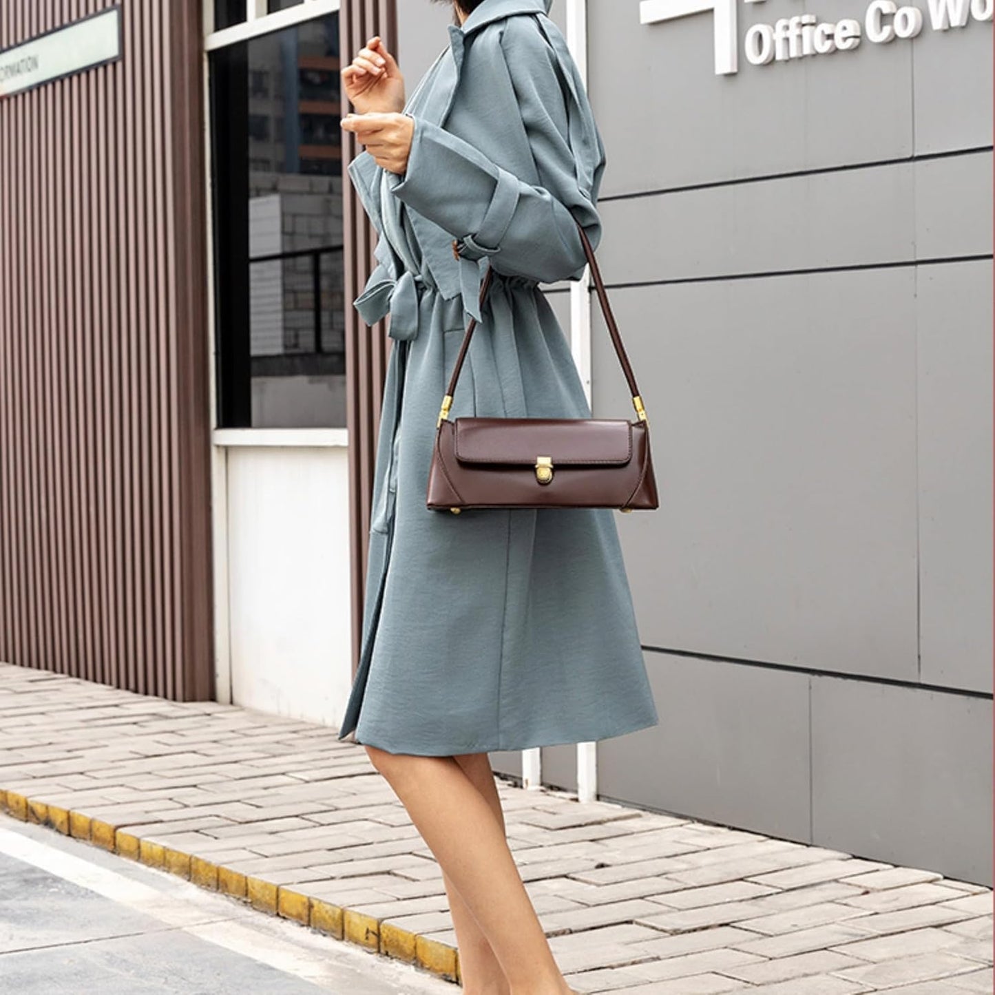 Eiyye Shoulder Bags Black Purse Women’s Small Purses Vintage Leather Handbag Small Hobo Tote Clutch Purse