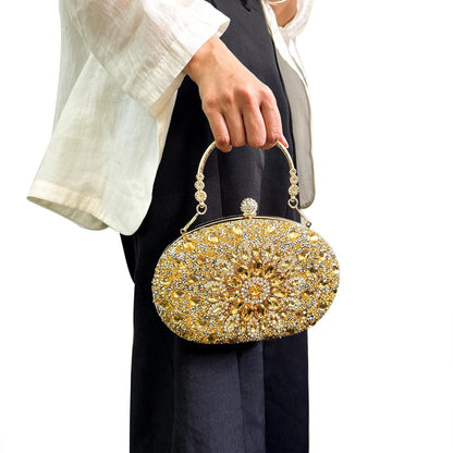Eiyye Rhinestone Evening Bag Clutch Purse Women Handbag Crossbody for Wedding Party