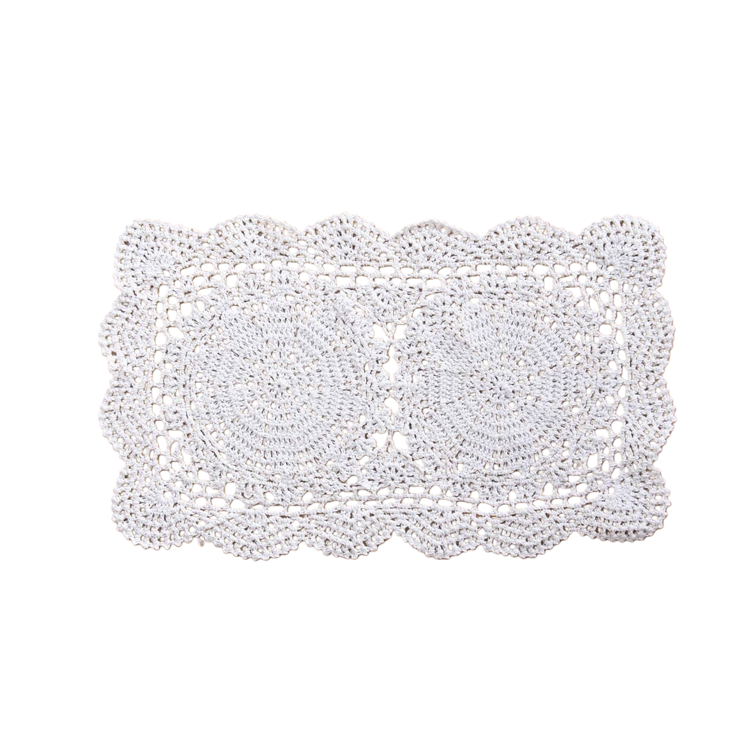 handmade cotton crochet doilies