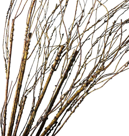 Eiyye Faux Curly Willow Branches Close-Up View Showcasing Realistic Branch Ends and Exquisite Craftsmanship