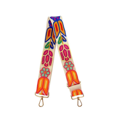 Eiyye Crochet Wide Purse Strap for Women 1.97" Adjustable Replacement Shoulder Strap Boho Bag Strap Crossbody Strap for Handbags, Totes, Guitar & Camera