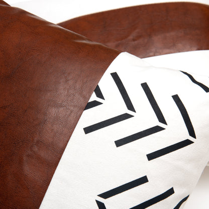 Houndstooth Pillow Covers with Detailed Pattern and Soft Fabric Texture