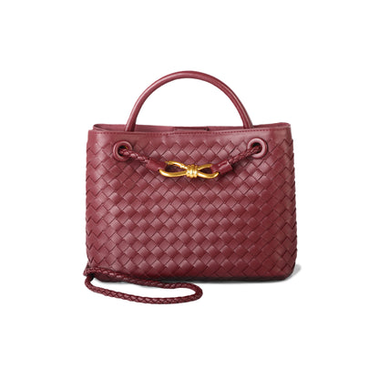 Eiyye Woven Tote Bag for Women – PU Leather Shoulder Crossbody Purse